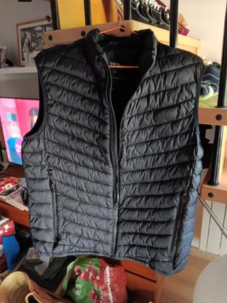 Chaleco acolchado hombre negros