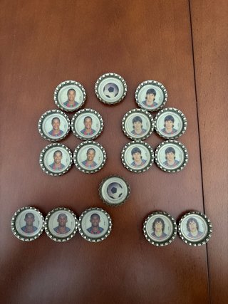 Chapas FC Barcelona Coca-Cola Colección