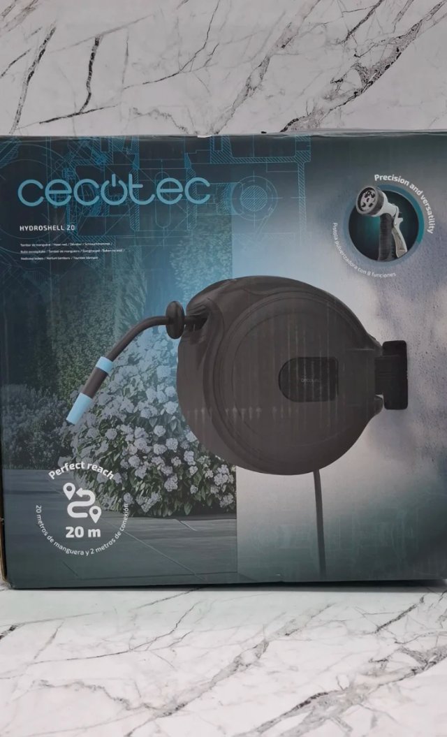 Manguera de carrete Cecotec hydroshell 20