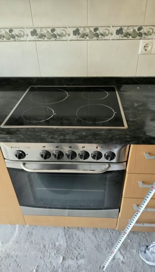 Vitrocerámica y horno