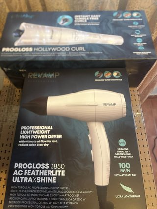 Asciugacapelli e Arricciacapelli Revamp Progloss Hollywood Curl