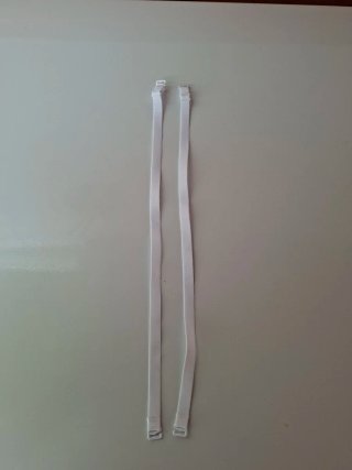 Tirantes blancos sujetador