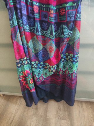 Vestido Desigual Talla XL Multicolor