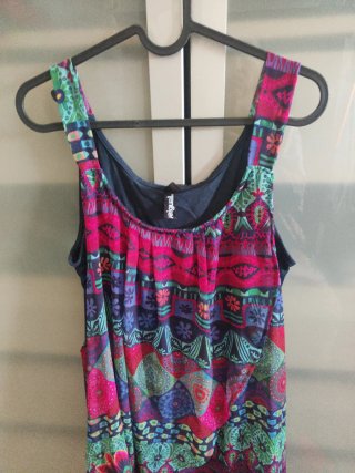 Vestido Desigual Talla XL Multicolor