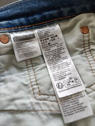 Levi's 501 Shorts Vaqueros Azules