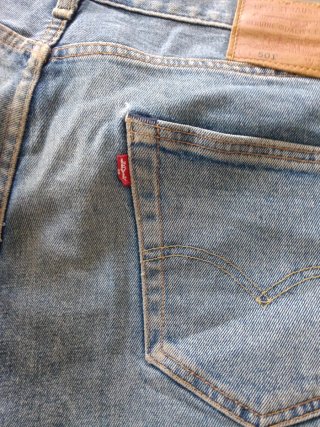 Levi's 501 Shorts Vaqueros Azules