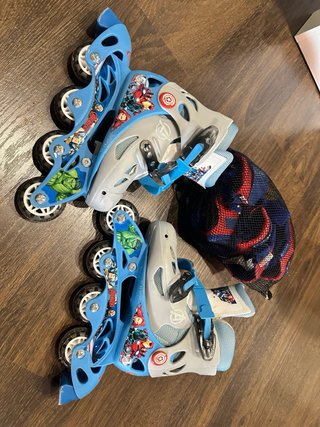 Patines Marvel Avengers Talla 30-33 protecciones