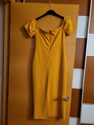 Vestido Topshop amarillo
