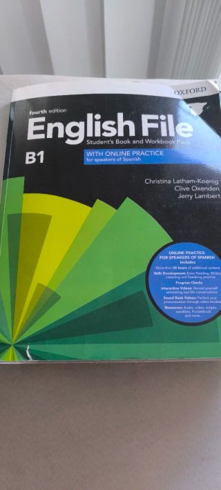 Libro inglés B1. Oxford