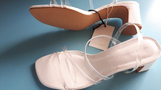 Sandalias Pull&Bear T38 Transparentes a Estrenar