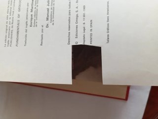 Libro, " Fundamentos de Geología "
