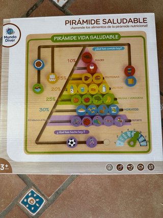 Juego Educativo Pirámide Saludable Mundo Diver
