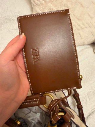 Bolso Zara Beige y Marrón