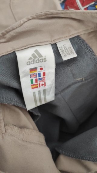 Bermuda Cargo Adidas Beige Taglia L