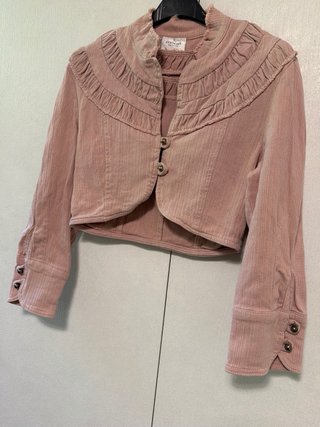 Giacca corta Motivi rosa