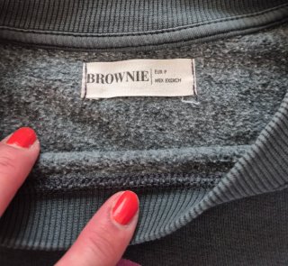 Sudadera niña Brownie tigre rosa talla P