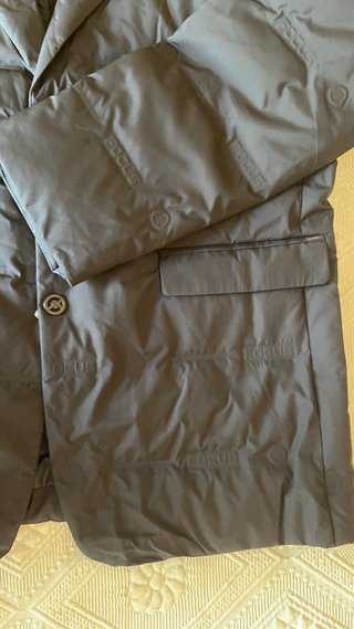 Chaqueta acolchada negra hombre