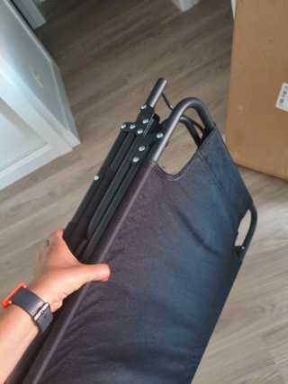 Hamaca plegable negra