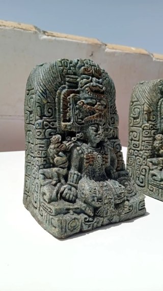 Figuras totem mexicanas estilo Maya/Azteca