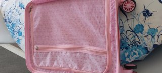 Maleta juvenil Joumma Bags azul y rosa