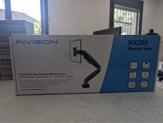 Soporte Monitor Invision MX200 Gas
