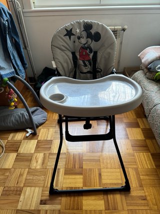 Trona de comer plegable
