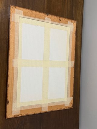 Tibetano Mandala Dipinto a Mano Cornice in Legno