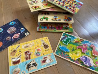 Pack 7 Puzzles Madera Bebé Temática
