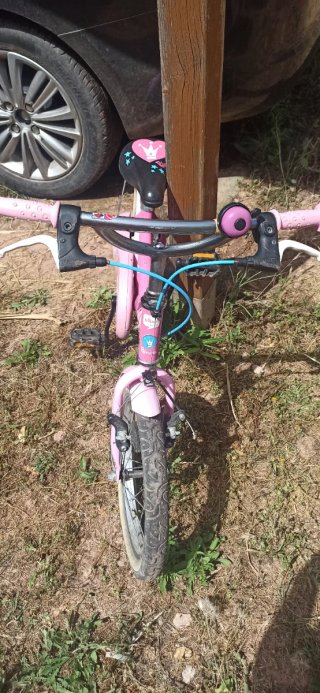 Bicicleta infantil rosa