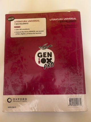 Literatura Universal 1º Bachillerato.