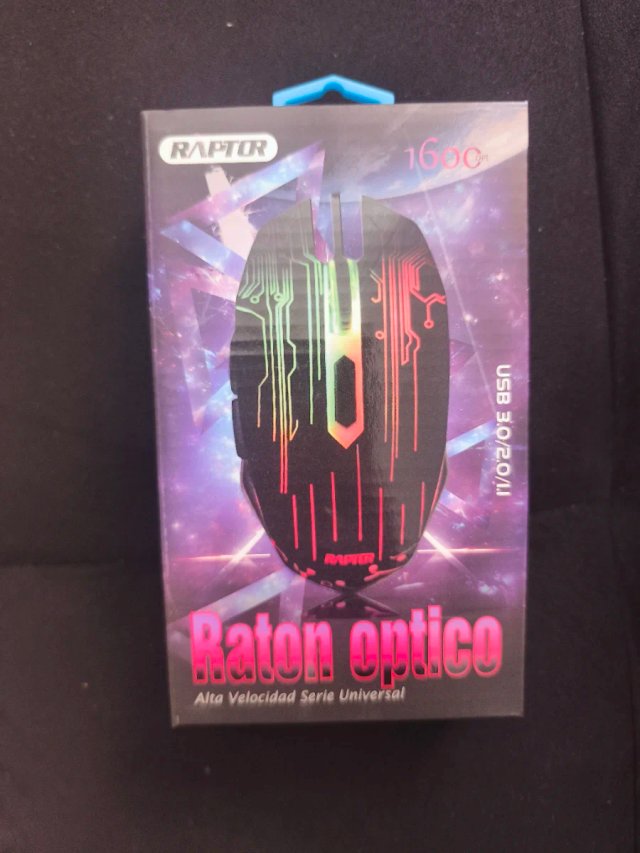 Ratón Óptico Raptor USB 3.0/2.0/1.1