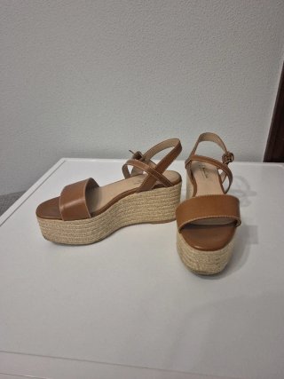 Sandalias plataforma Fosco marrones