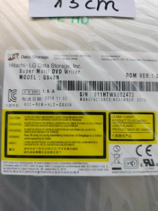 REGRABADORA LG-H SLIM INTERNAL GS40N