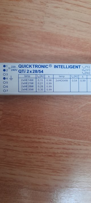 Reactancia Osram Quicktronic Intelligent QTi2x28/5