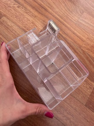 Portapenne trasparente da scrivania