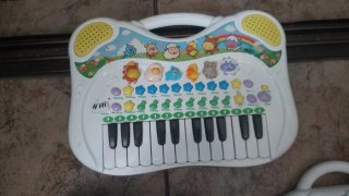 Lote Juguetes Infantiles Piano Elefante Reloj