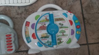 Lote Juguetes Infantiles Piano Elefante Reloj