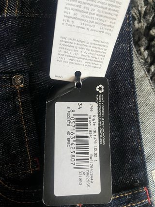 Pantalón Vaquero Emporio Armani Talla 44