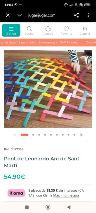 Juego de madera educativo colores de Grimm's.