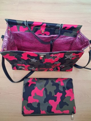 Lote Bolso y Neceser Alex-Max Camuflaje
