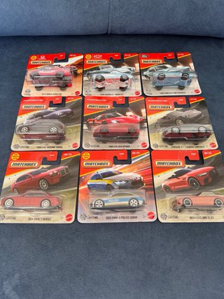 Lote 9 Coches Matchbox 1:64