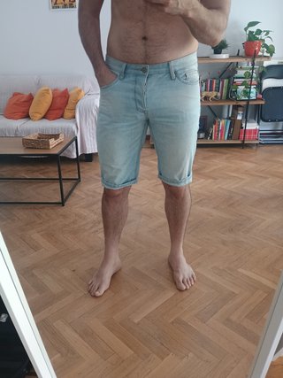 Pantalón corto vaquero hombre Talla M