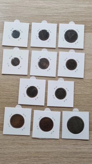 Lote monedas España Alfonso XII y XIII