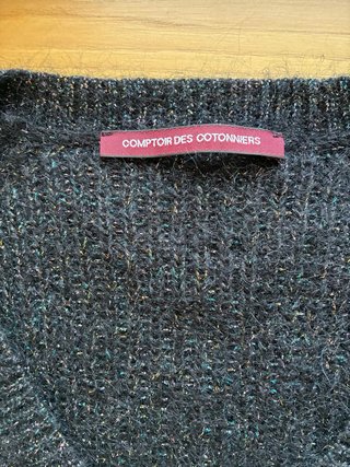 Jersey Comptoir des Cotonniers negro lurex