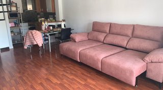 Sofá Chaise Longue 298cm tela anti manchas