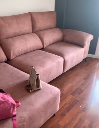 Sofá Chaise Longue 298cm tela anti manchas
