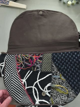 Bolso bandolera patchwork desigual