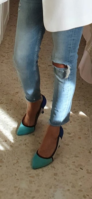Zapatos de tacón Blanco talla 38