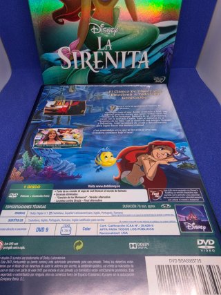 DVD Disney La Sirenita Clásicos