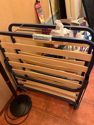 Somier Plegable Metal y Madera